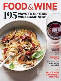 Food & Wine Magazine, October 2016