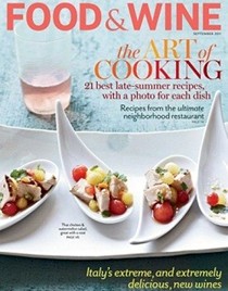 Food & Wine Magazine, September 2011