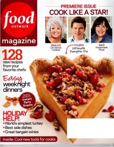 Food Network Magazine, Nov/Dec 2008