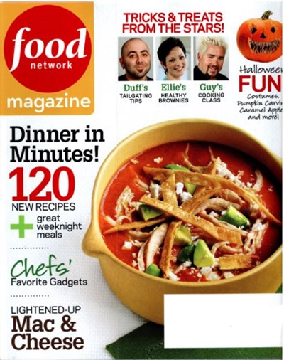 Food Network Magazine, October 2009