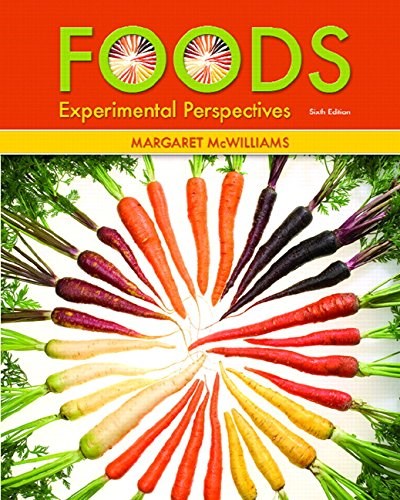 Foods: Experimental Perspectives