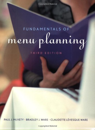 Fundamentals of Menu Planning, 3rd Edition