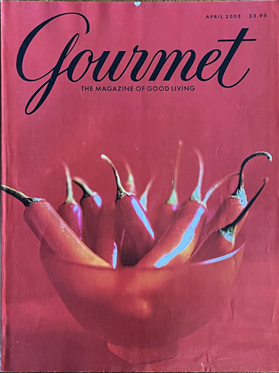 Gourmet Magazine, April 2003