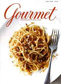 Gourmet Magazine, April 2008: Special Edition: Italian Cooking