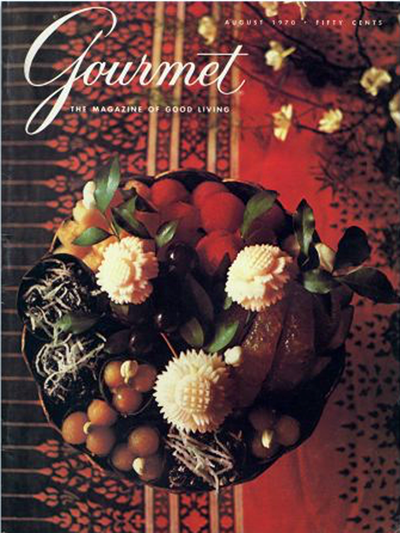Gourmet Magazine, August 1970