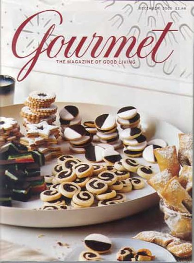 Gourmet Magazine, December 2005