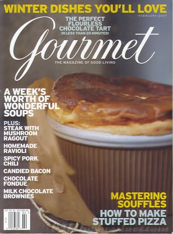 Gourmet Magazine, February 2007