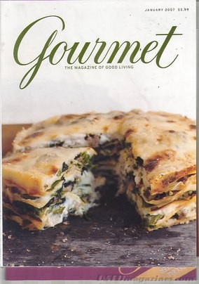 final print issue gourmet magazine