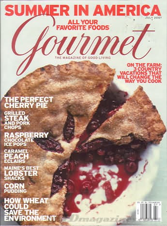 Gourmet Magazine, July 2007