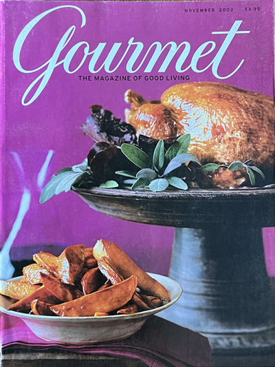 Gourmet Magazine, November 2003