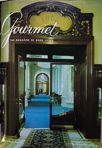 Gourmet Magazine, September, 1974