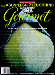 Gourmet Magazine, September 2009