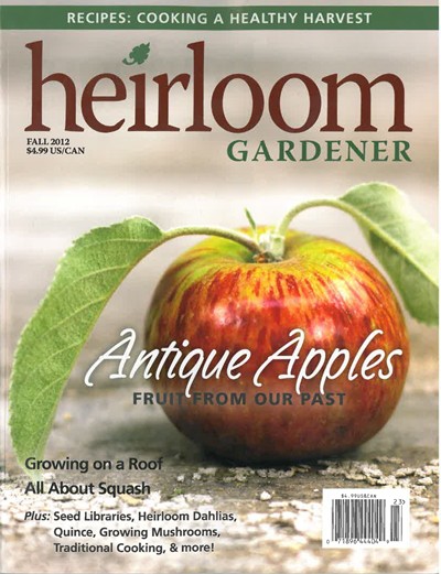 Heirloom Gardener Magazine, Fall 2012