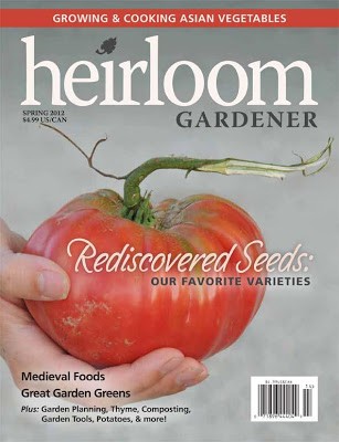 Heirloom Gardener Magazine, Spring 2012