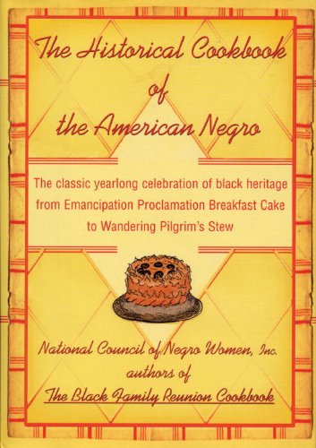 Historical Cookbook of The American Negro