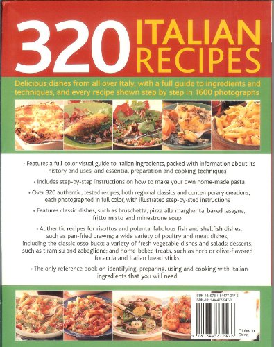 Italian Cooking: 320 Italian Recipes