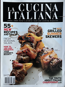 La Cucina Italiana Magazine, August 2010