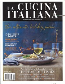 La Cucina Italiana Magazine, December 2011