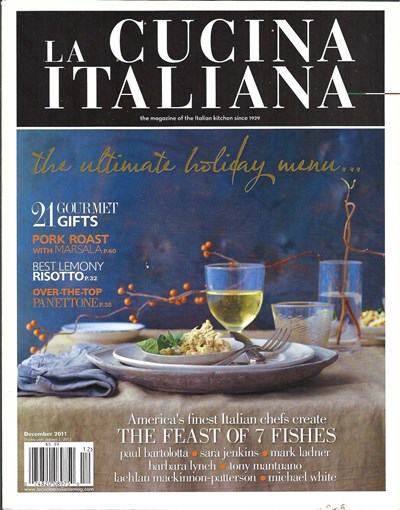 La Cucina Italiana Magazine, December 2011