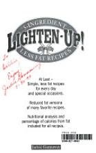 Lighten-Up!: 5-Ingredient Less Fat Recipes