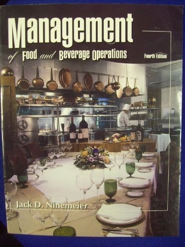 Management of Food And Beverage Operations
