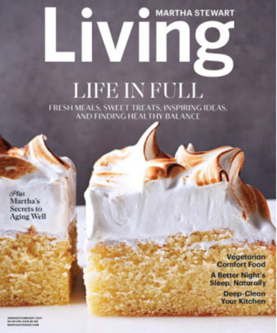 Martha Stewart Living Magazine,  Jan/Feb 2021