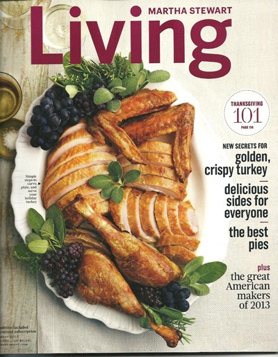 Martha Stewart Living Magazine, November 2013