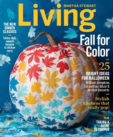 Martha Stewart Living Magazine, October 2015