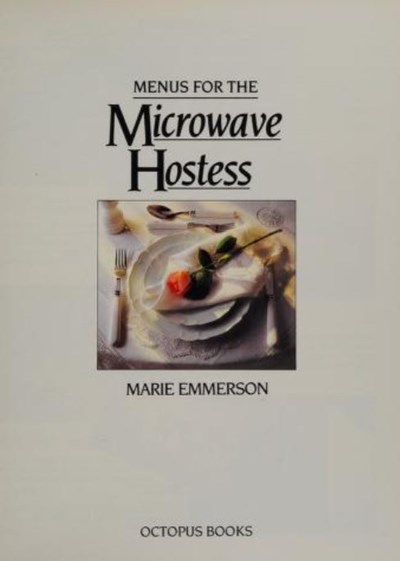 Menus for the Microwave Hostess
