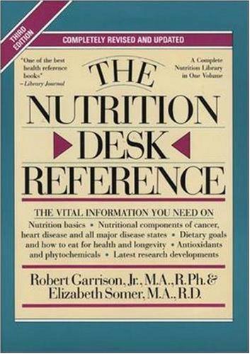 Nutrition Desk Reference