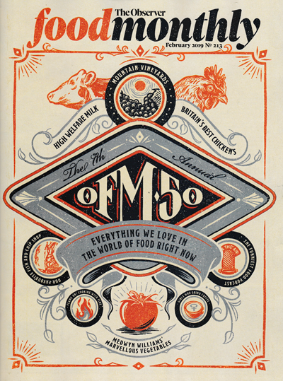 Observer Food Monthly Magazine, February 2019: The 7th Annual OFM 50