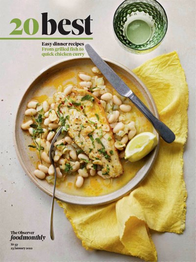 Observer Food Monthly Magazine, January 22, 2022: Special Edition: 20 Best Easy Dinner Recipes