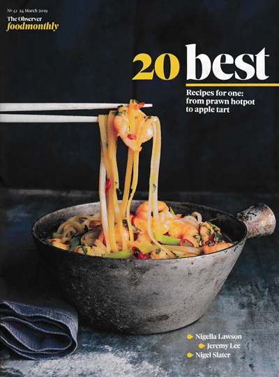 Observer Food Monthly Magazine, March 23, 2019: Special Edition: 20 Best Recipes for One