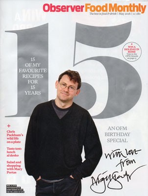 Observer Food Monthly Magazine, May 2016: An OFM 15th Birthday Special
