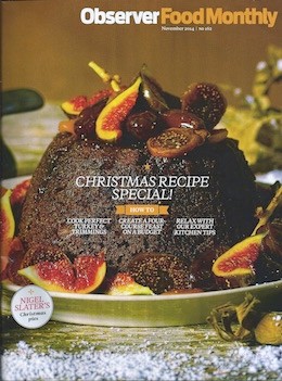 Observer Food Monthly Magazine, November, 2014: Christmas Recipe Special!