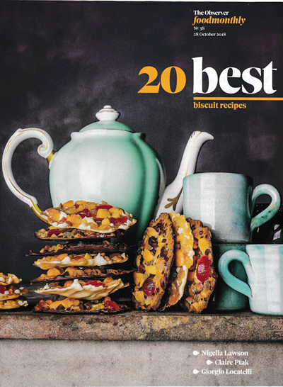 Observer Food Monthly Magazine, October 28, 2018: Special Edition: 20 Best Biscuit Recipes