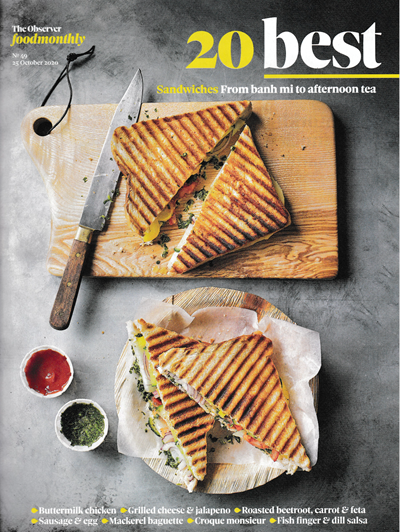 Observer Food Monthly Magazine, October 25, 2020: Special Edition: 20 Best Sandwiches