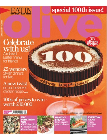 Olive Magazine, April 2012: Collector's Edition: Special 100th Issue