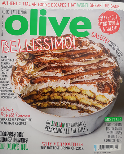 Olive Magazine, August 2018