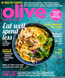 Olive Magazine, February 2015: Cheap Eats Special