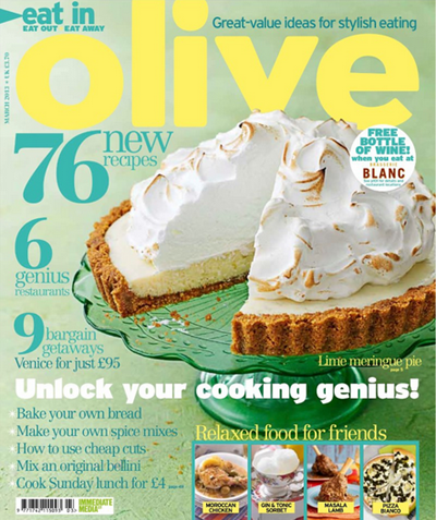 Olive Magazine, March 2013