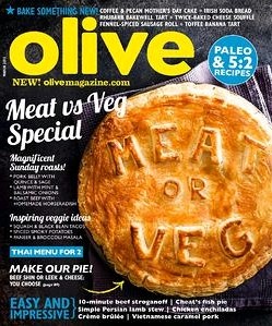 Olive Magazine, March 2015: Meat vs. Veg Special