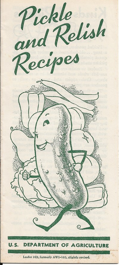Pickle and Relish Recipes: Leaflet 269