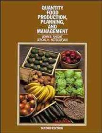 Quantity Food Production, Planning, and Management