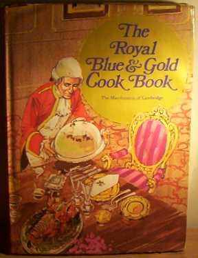 Royal Blue and Gold Cook Book