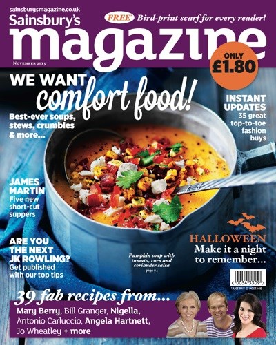 Sainsbury's Magazine, November 2013