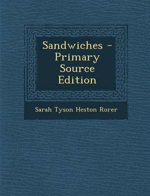 Sandwiches - Primary Source Edition