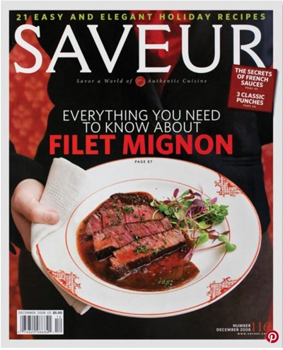 Saveur Magazine, December 2008 (#116)