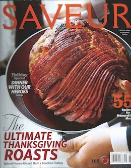 Saveur Magazine, November 2014 (#169)