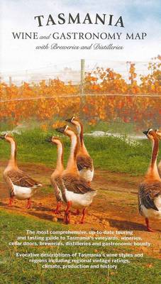 Tasmania Wine and Gastronomy Map: With Breweries and Distilleries